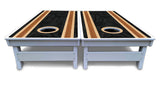 Dark Wood Cornhole Boards - All Weather Series