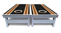 Dark Wood Cornhole Boards - All Weather Series