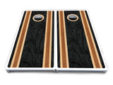 Dark Wood Cornhole Boards - All Weather Series