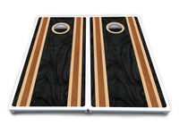 Dark Wood Cornhole Boards - All Weather Series