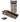 Dark Wood Stripes Cornhole Boards - Pro Solution Lite Series