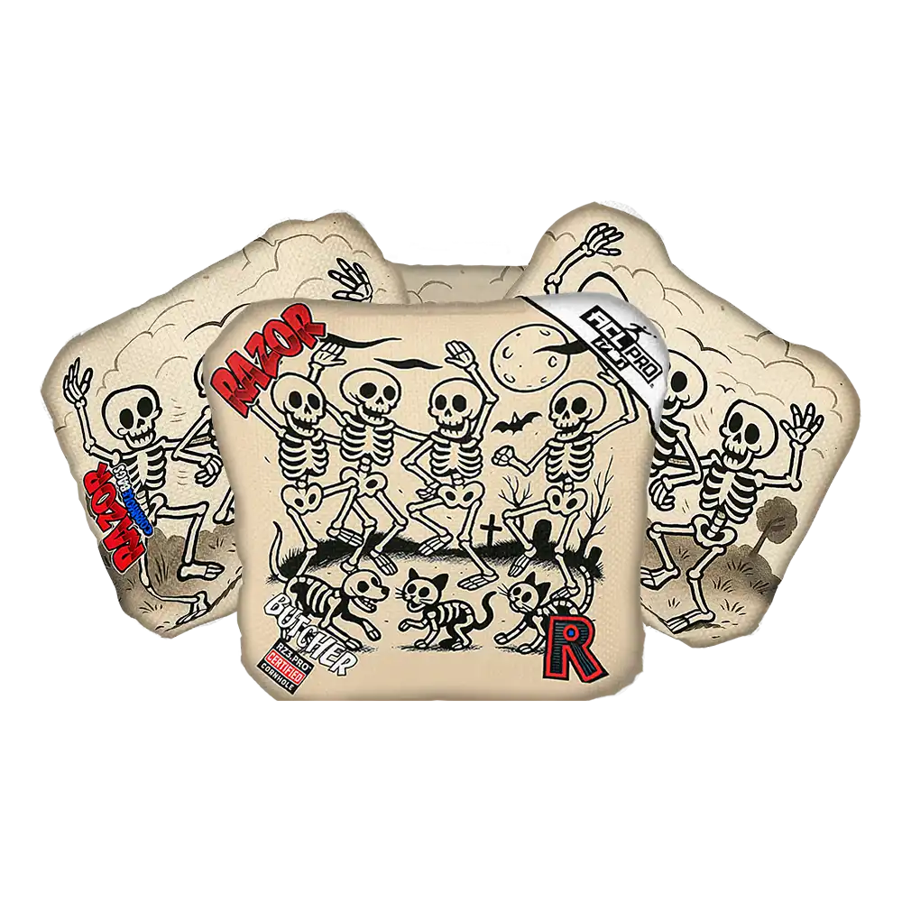 Razor Cornhole Bags | Butcher PRO | Dem Bones