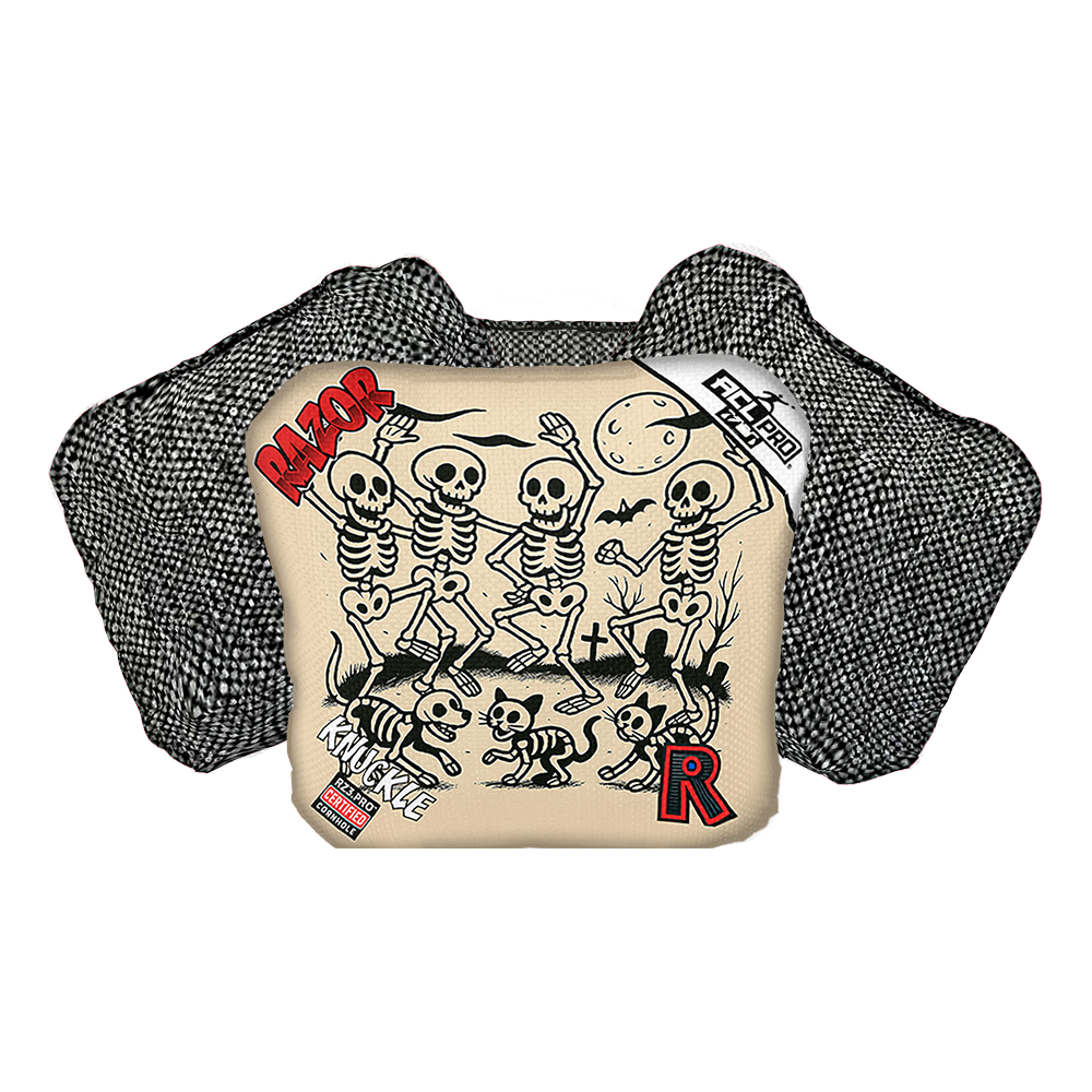 Razor Cornhole Bags | Knuckle PRO | Dem Bones
