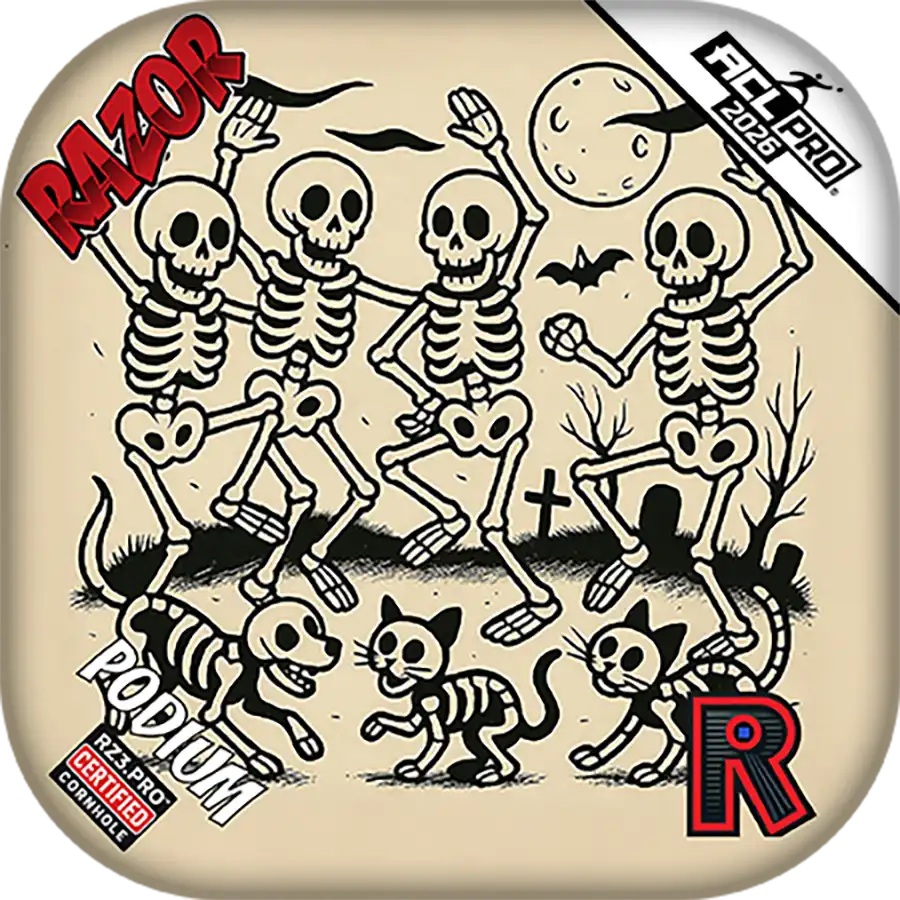 Razor Cornhole Bags | Podium PRO | Dem Bones