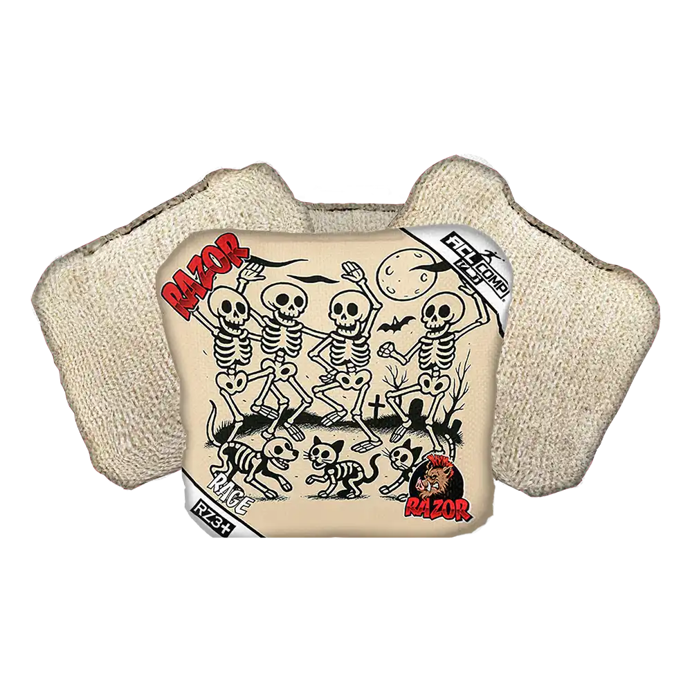 Razor Cornhole Bags | Rage | Dem Bones
