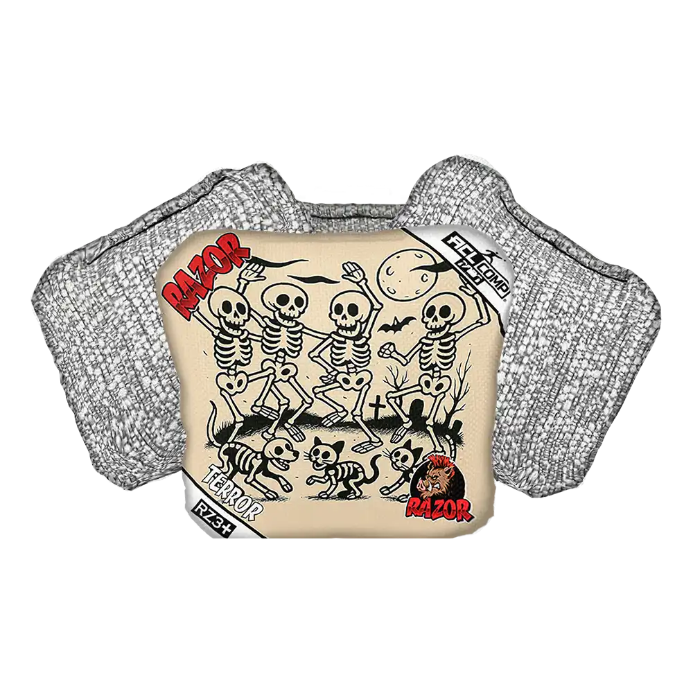 Razor Cornhole Bags | Terror | Dem Bones