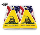 DTOM Yellow Triangle Cornhole Boards - Pro Solution Lite Series