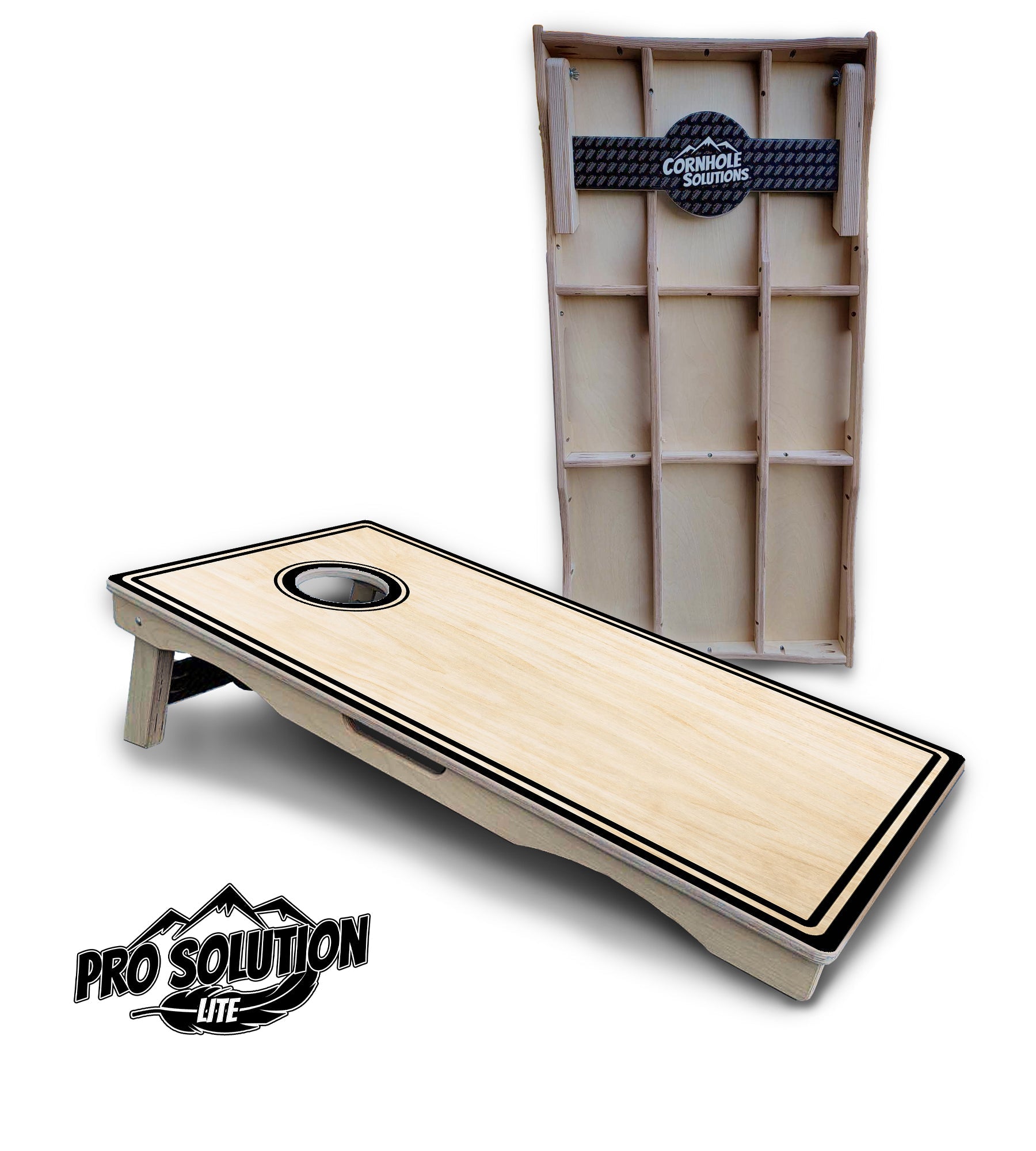 Pinstripe Cornhole Boards - Pro Solution Lite Series