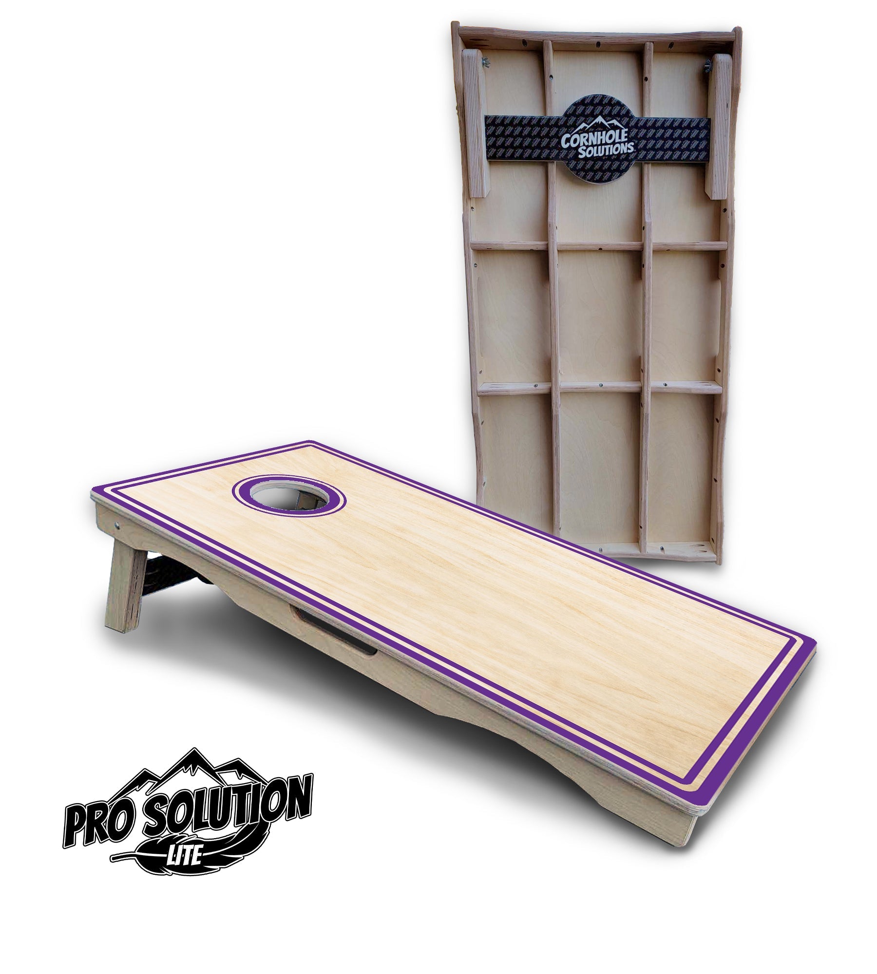Pinstripe Cornhole Boards - Pro Solution Lite Series