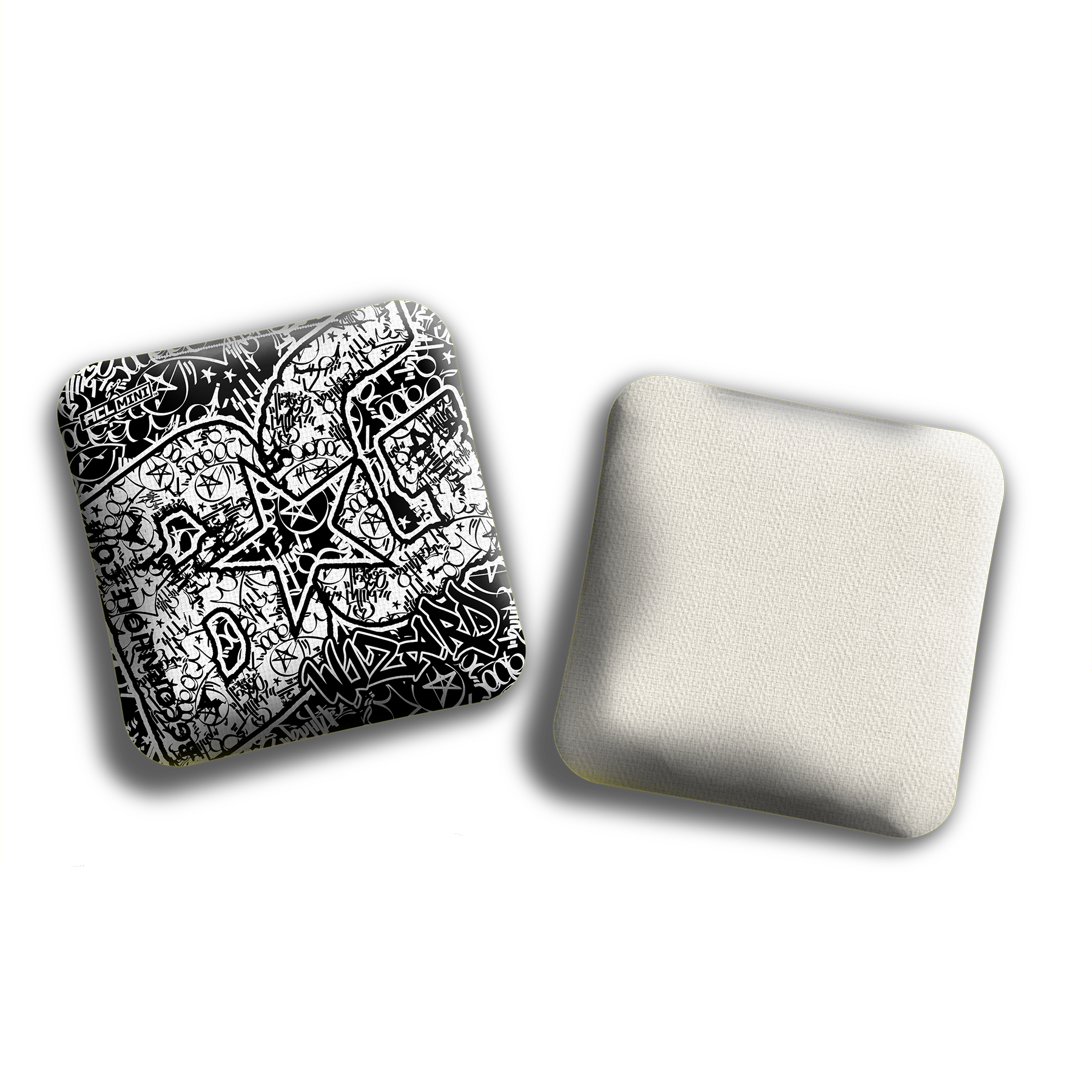 BG Cornhole 2025 BG Wizard 4" Mini Cornhole Bags - “GRAFFITI” - Set of 4 Bags