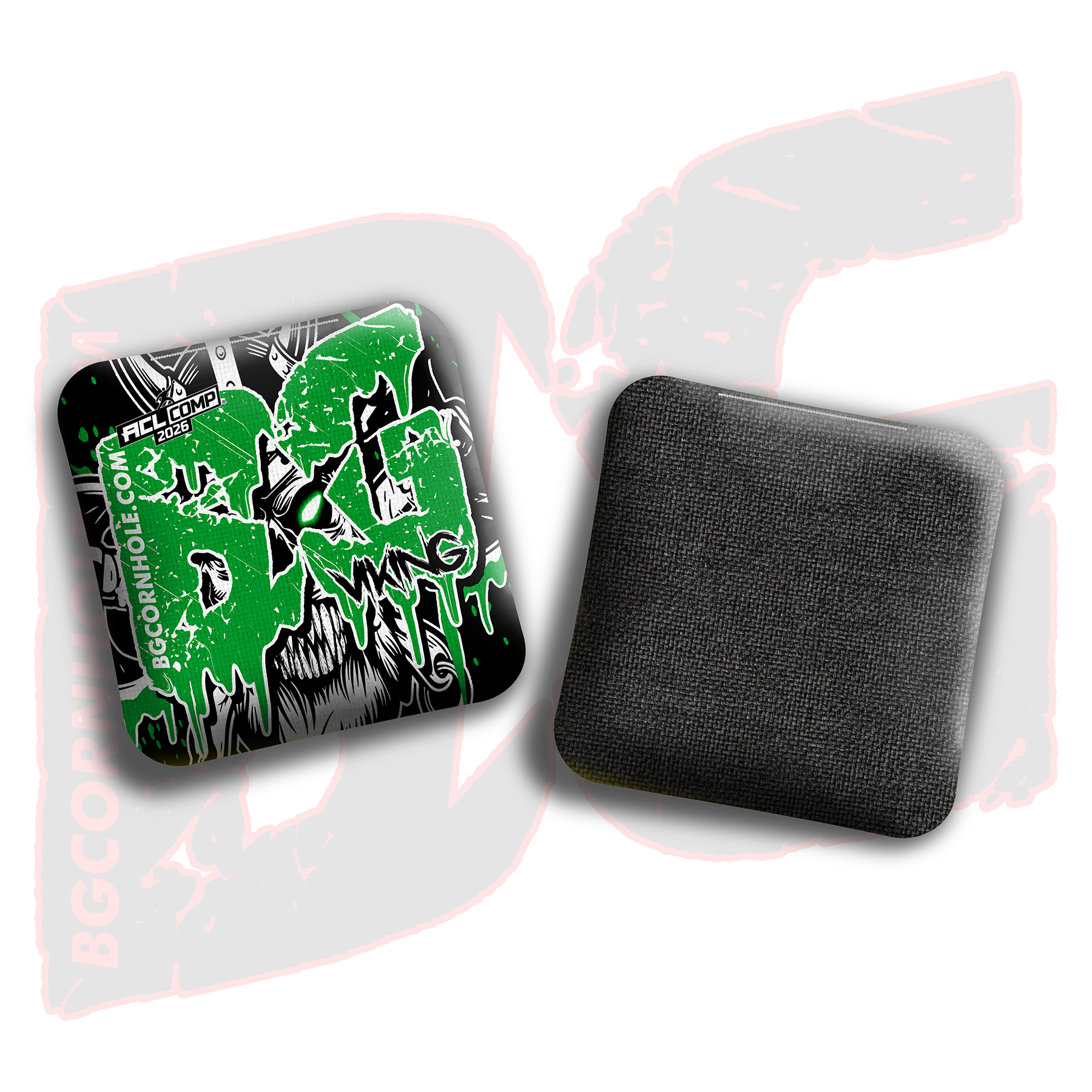 BG Cornhole 2026 COMP BG VIKING - "Halloween" - ACL Comp Stamped Cornhole Bags - SET OF 4 BAGS