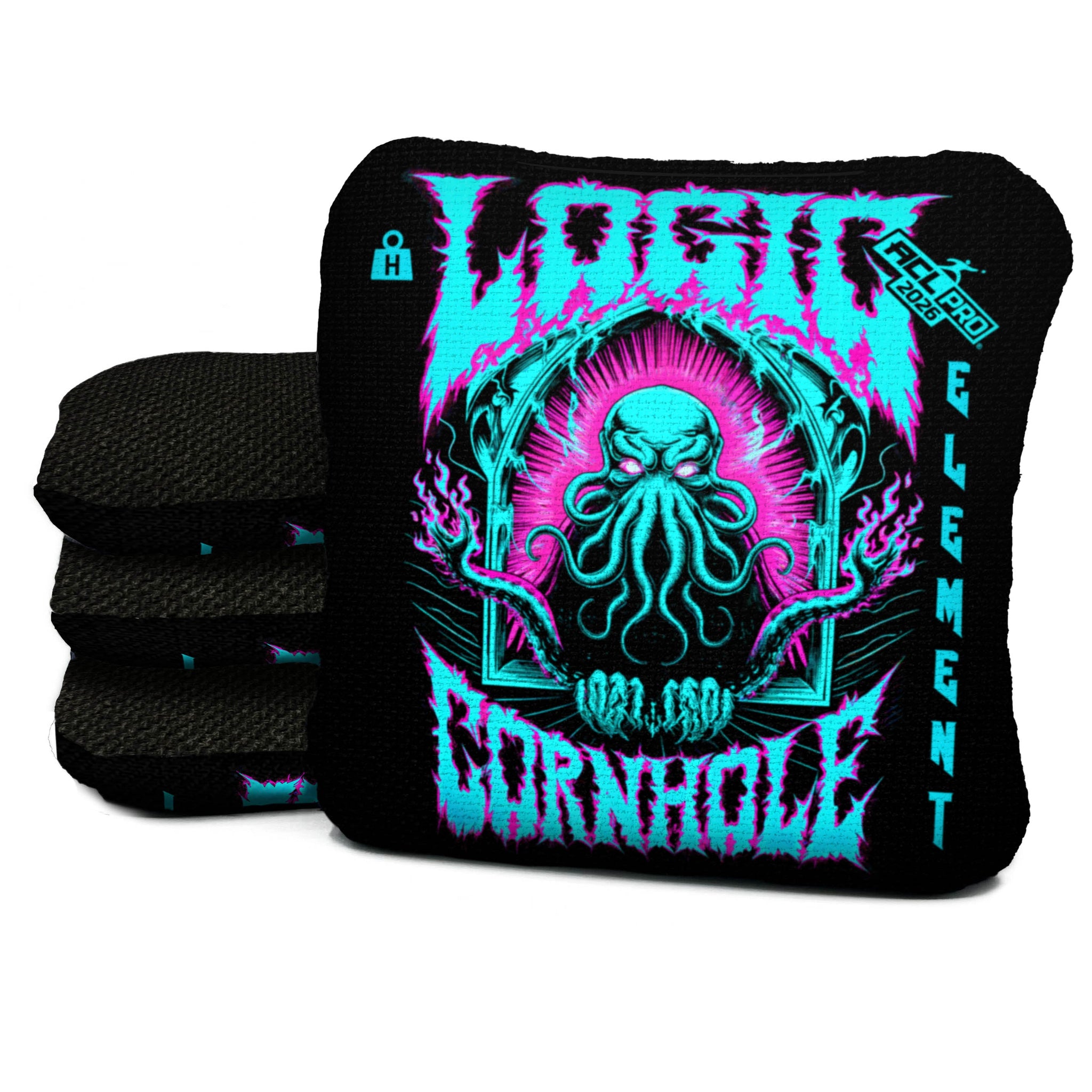 Logic Cornhole - CTHULHU  - ACL PRO 2026 BAGS - MULTIPLE BAG SERIES - Set of 4 bags