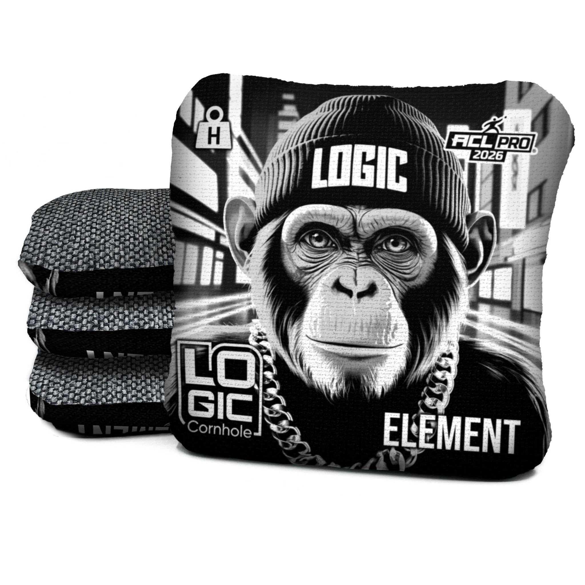 STREET CHIMP NOIR - ELEMENT - ACL PRO 2026 BAGS - Logic Cornhole
