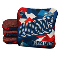 Logic Cornhole Angle Splat - Red White Blue - ACL PRO 2026 BAGS - MULTIPLE BAG SERIES - Set of 4 bags