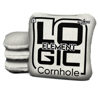 Logic Cornhole Parchment Black Logo - ELEMENT - ACL PRO 2026 BAGS - Set of 4 bags
