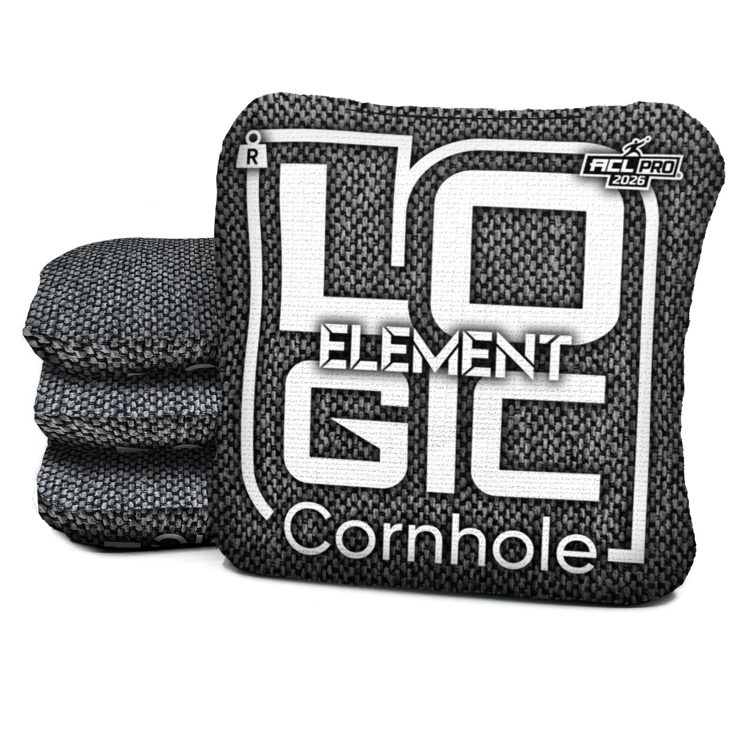 Logic Cornhole Pepper White - ELEMENT - ACL PRO 2026 BAGS - Set of 4 bags