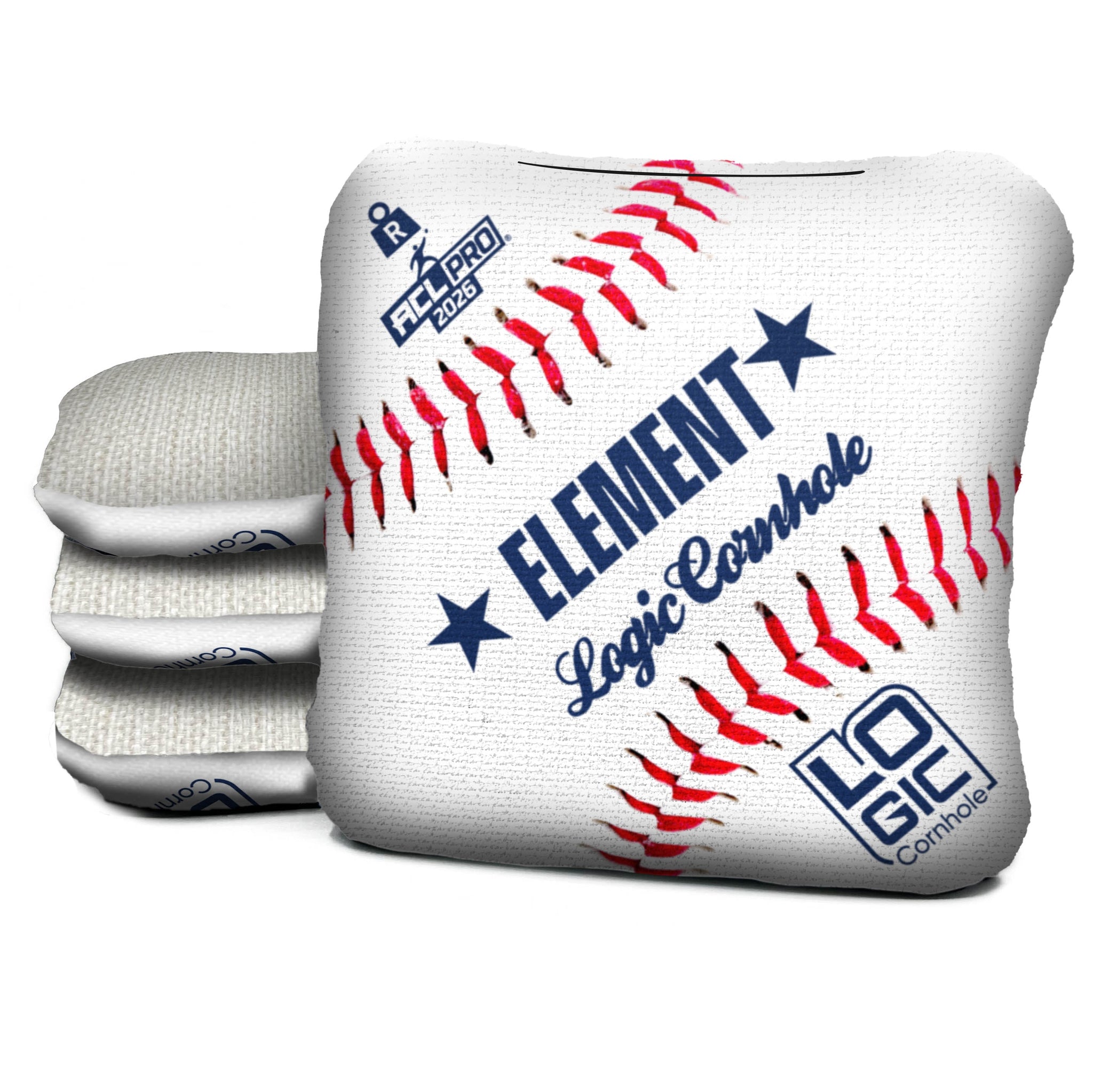 Logic Cornhole - Baseball  - ACL PRO 2026 BAGS - MULTIPLE BAG SERIES - Set of 4 bags