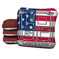 Logic Cornhole - USA FLAG  - ACL PRO 2026 Bags - Pick your carpet color