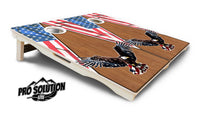 Eagle Triangle Wood Cornhole Boards - Pro Solution Lite Series