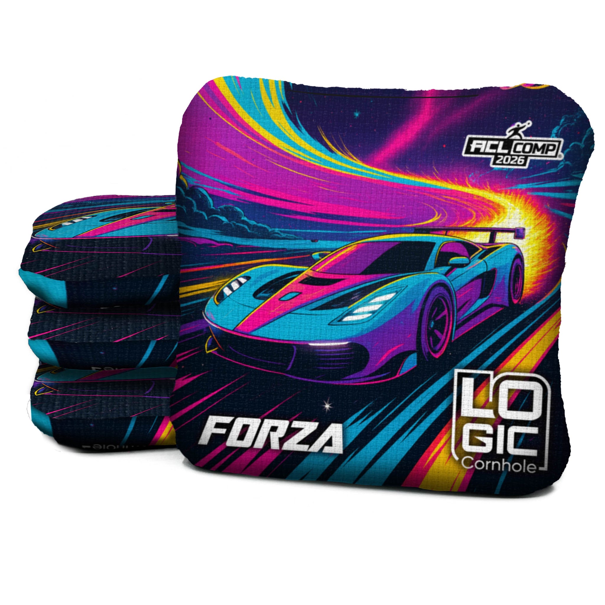 Logic Cornhole Future Race - ACL PRO 2026 BAGS - MULTIPLE BAG SERIES - Set of 4 bags