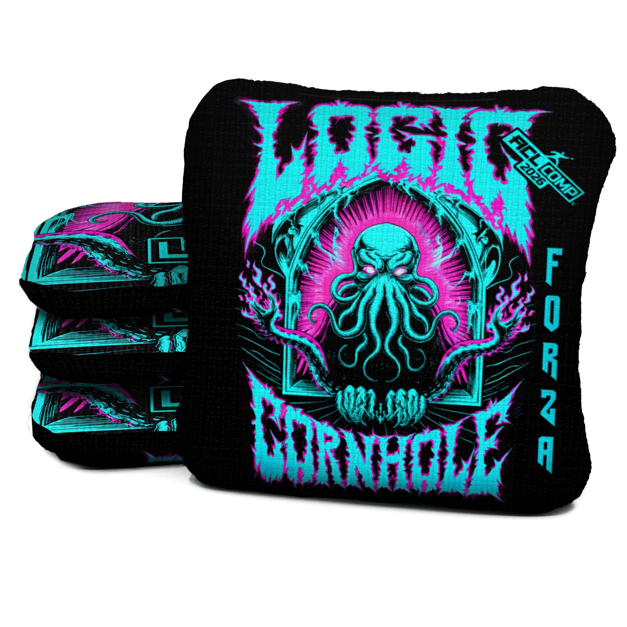 Logic Cornhole - CTHULHU  - ACL PRO 2026 BAGS - MULTIPLE BAG SERIES - Set of 4 bags