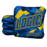 Logic Cornhole Angle Splat - Blue Yellow - ACL PRO 2026 BAGS - MULTIPLE BAG SERIES - Set of 4 bags