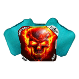 Bone | Fire Skull | ACL PRO Razor Cornhole Bags