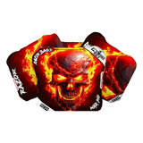 War Pig | Fire Skull | ACL PRO Razor Cornhole Bags