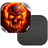 Bone | Fire Skull | ACL PRO Razor Cornhole Bags