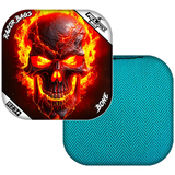 Bone | Fire Skull | ACL PRO Razor Cornhole Bags
