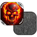 Knuckle | Fire Skull | ACL PRO Razor Cornhole Bags