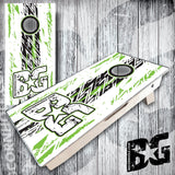 BG Cornhole Mini Boards - Grunge Stripe