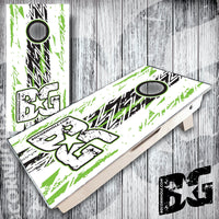 BG Cornhole Mini Boards - Grunge Stripe