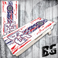 BG Cornhole Mini Boards - Grunge Stripe