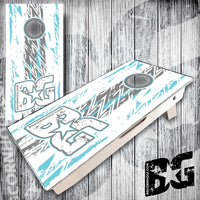 BG Cornhole Mini Boards - Grunge Stripe