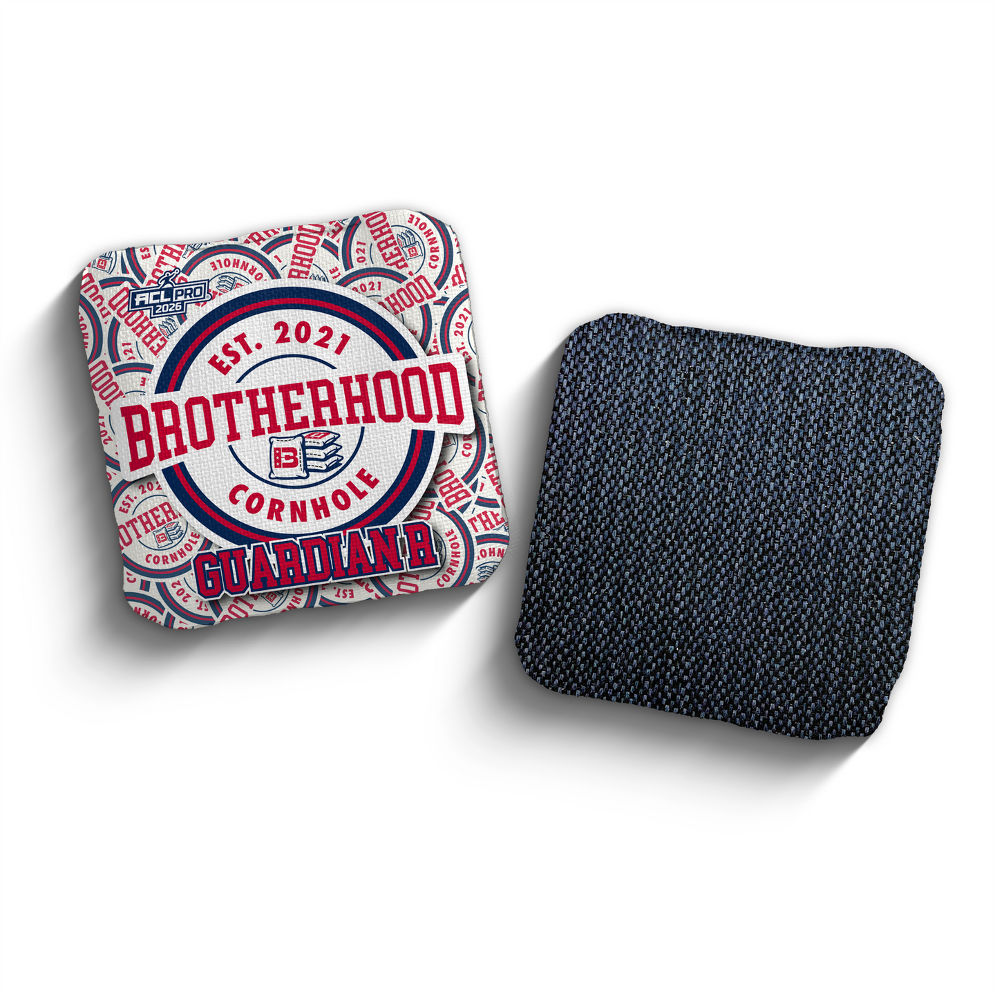 2026 Brotherhood Cornhole Guardian Sticker Edition ACL Pro Stamped Cornhole Bags