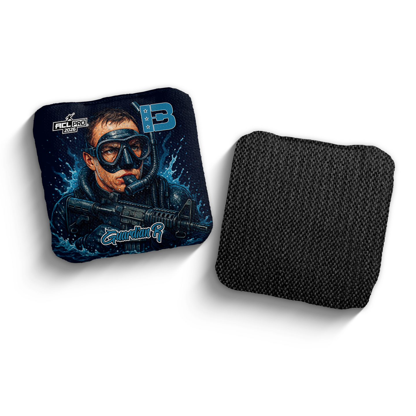 2026 Brotherhood Cornhole Guardian Navy Seal Edition ACL Pro Stamped Cornhole Bags