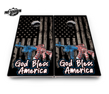 God Bless America Cornhole Boards - Pro Solution Lite Series