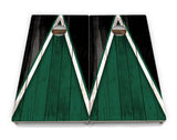 Team Color Triangle Cornhole Boards - Professional Tournament Series