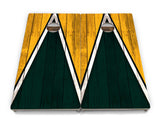 Team Color Triangle Cornhole Boards - Professional Tournament Series