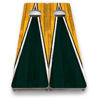 Training Skinny Boards - Sports Theme - Green & Gold