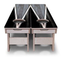 Training Skinny Boards - Sports Theme - Black & Grey