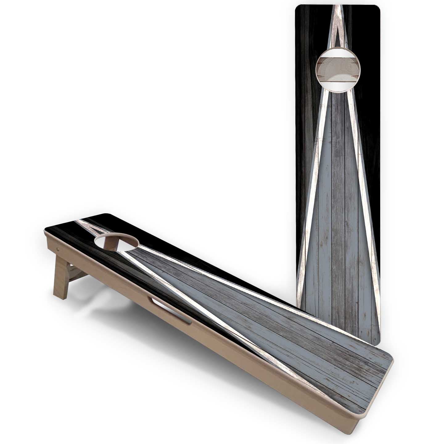 Training Skinny Boards - Sports Theme - Black & Grey