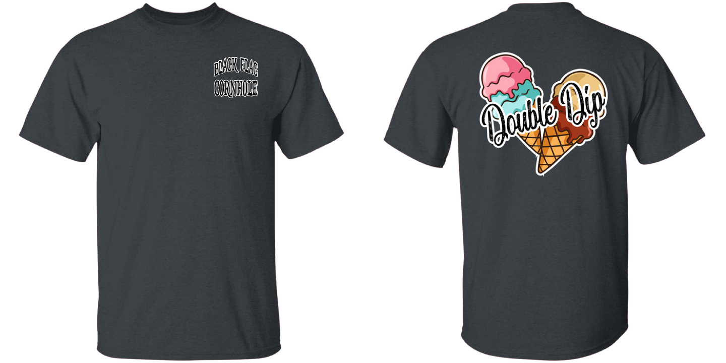 Black Flag Cornhole Double Dip Tee Shirt