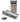 Grey Two Tone Slats Cornhole Boards - Pro Solution Lite Series