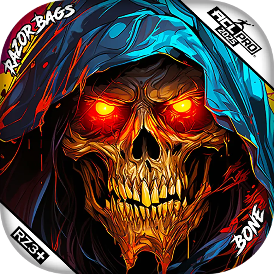 Bone | Grim Reaper | ACL PRO Razor Cornhole Bags