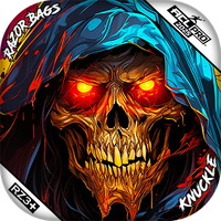 Knuckle | Grim Reaper | ACL PRO Razor Cornhole Bags
