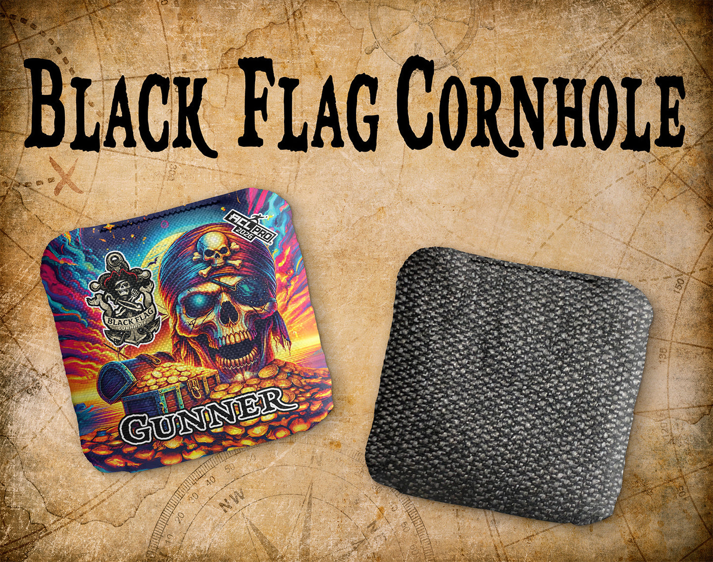 Black Flag Cornhole Gunner - Treasure Island - ACL Pro 2026