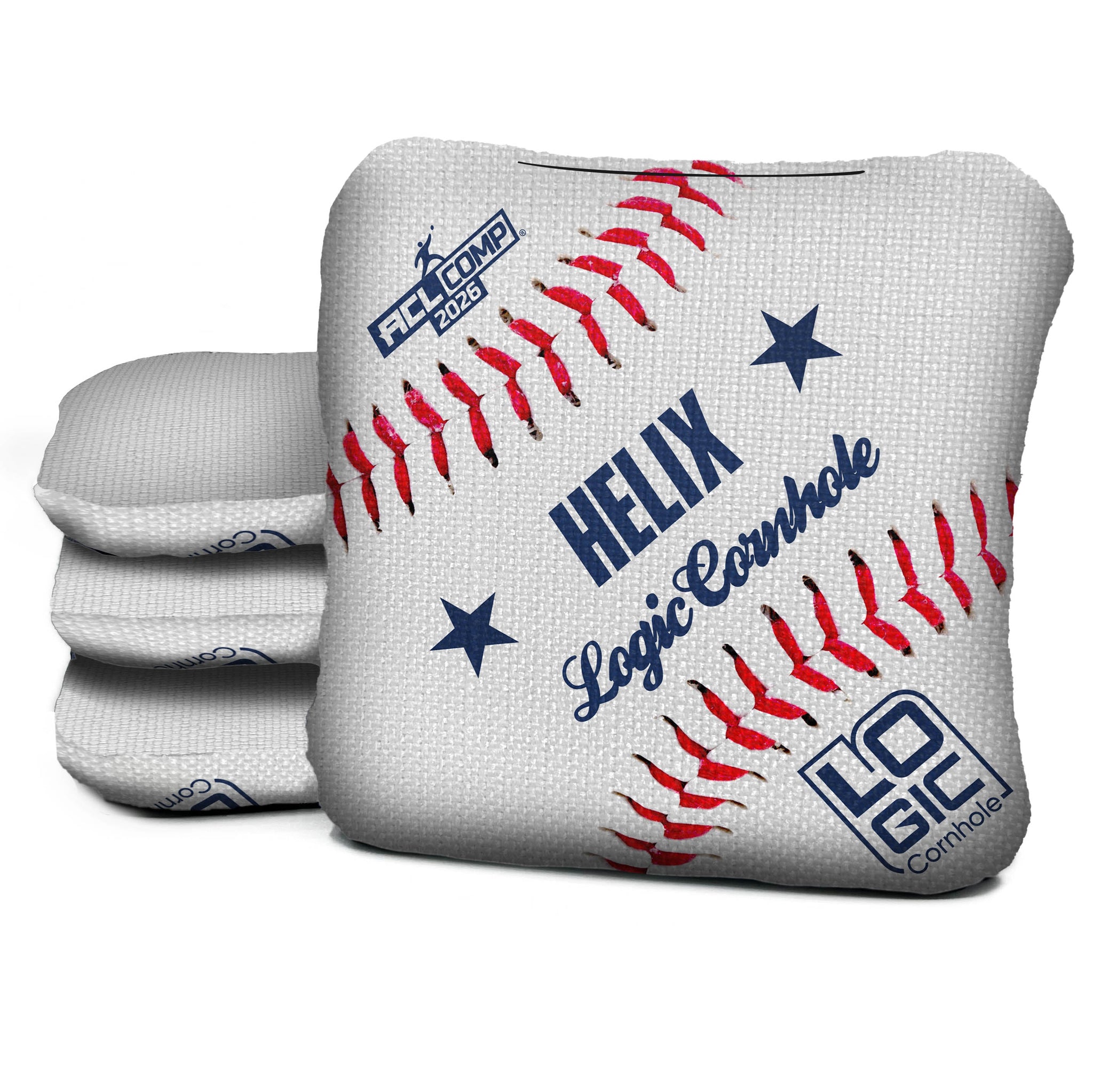 Logic Cornhole - Baseball  - ACL PRO 2026 BAGS - MULTIPLE BAG SERIES - Set of 4 bags