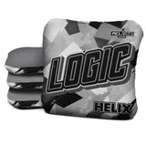 Logic Cornhole Angle Splat - Black White - ACL PRO 2026 BAGS - MULTIPLE BAG SERIES - Set of 4 bags